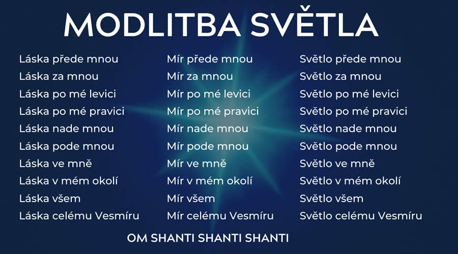 modlitba světu